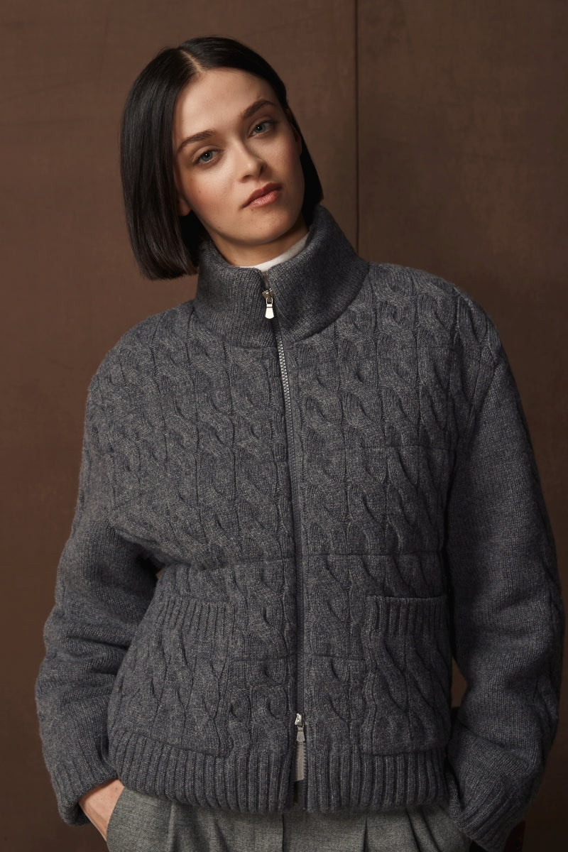 Pull Gran Sasso Alpaga mélangé