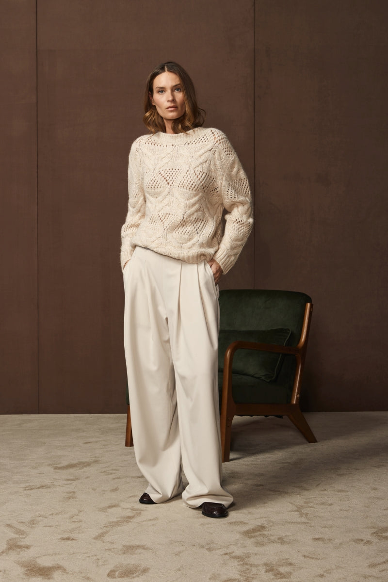 Pull Gran Sasso Alpaga mélangé