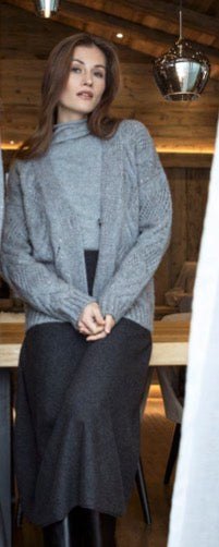 Pull Gran Sasso Alpaga mélangé