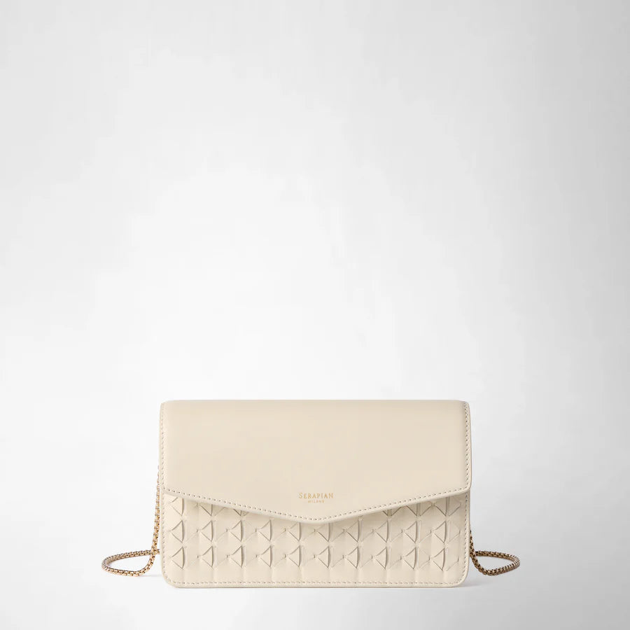 Serapian Milano Mosaico Pochette with chain strap