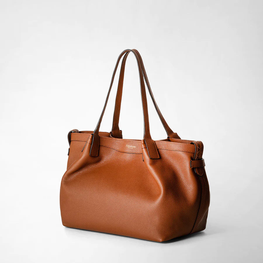 Serapian Milano Small Secret Bag in Rugiada leather