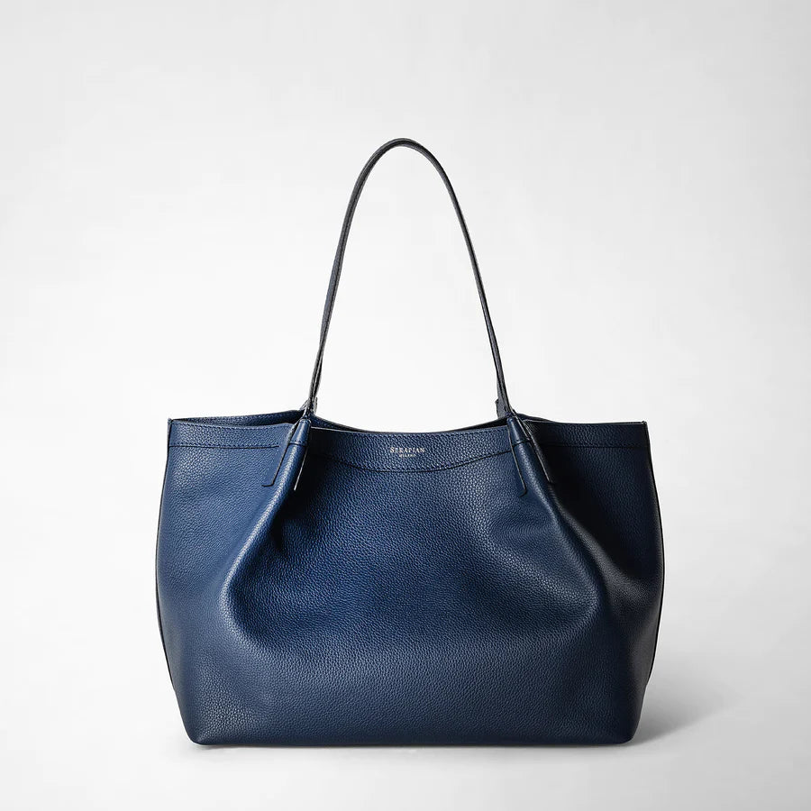Serapian Milano Small Secret Bag in Rugiada leather