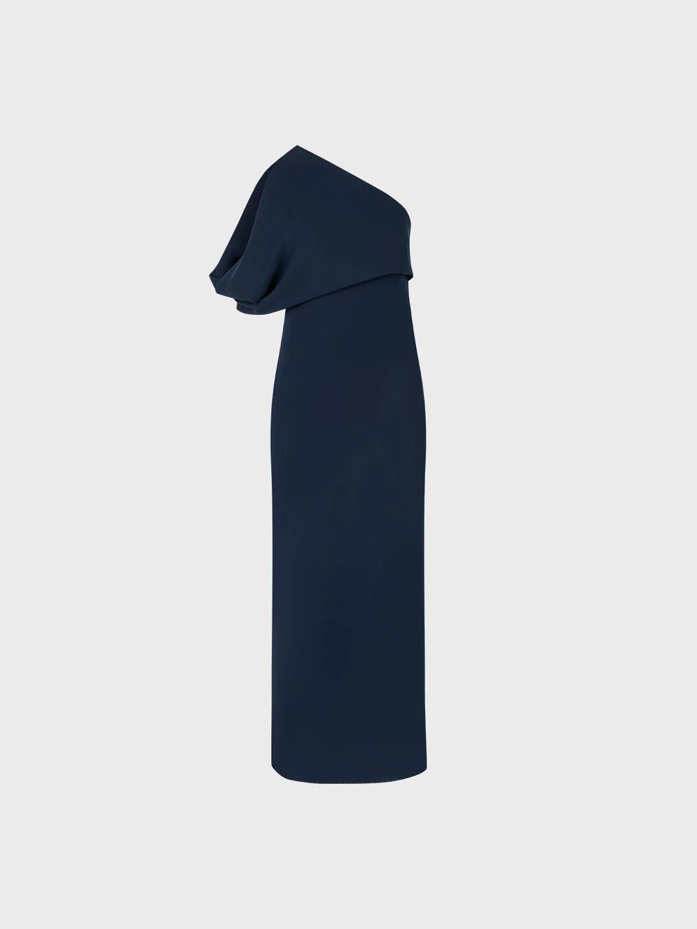 sandro one shoulder dress SANDRO Ruffled one shoulder black dress