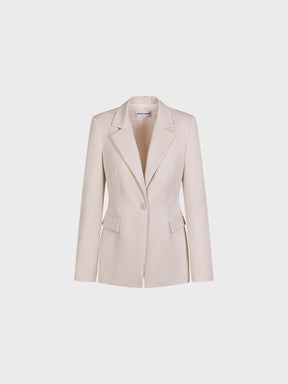 Sandro Ferrone: Ivory Tailored Blazer & Trousers Suit