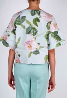 CLIPS Floral Mint Co-Ord Set – Romantic Tiered Skirt Ensemble