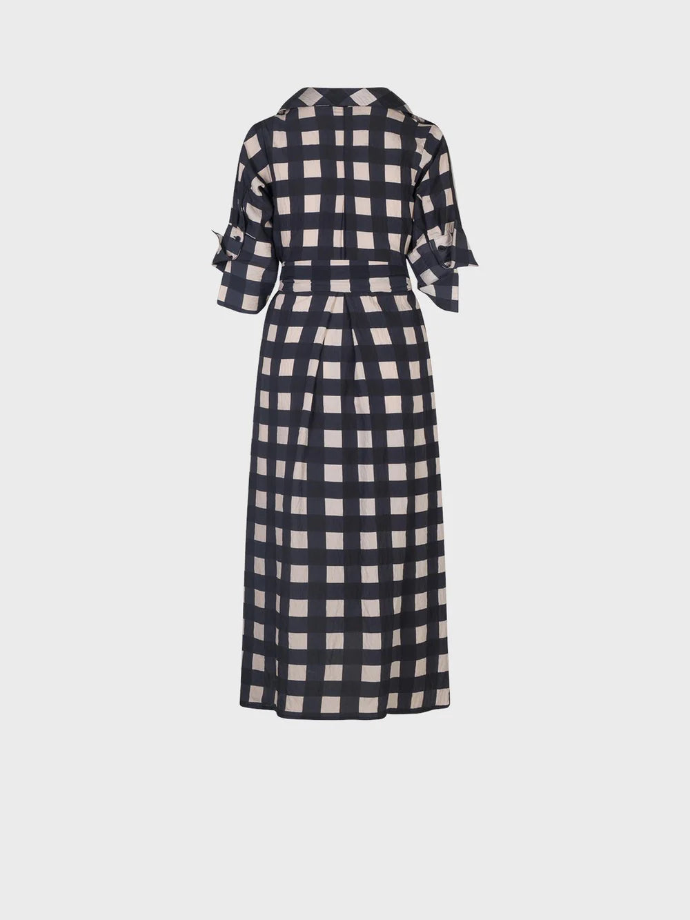 Sandro Ferrone: Checked Shirt Dress with Belt