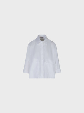 Sandro Ferrone: Oversized Button-Down Shirt with Pockets