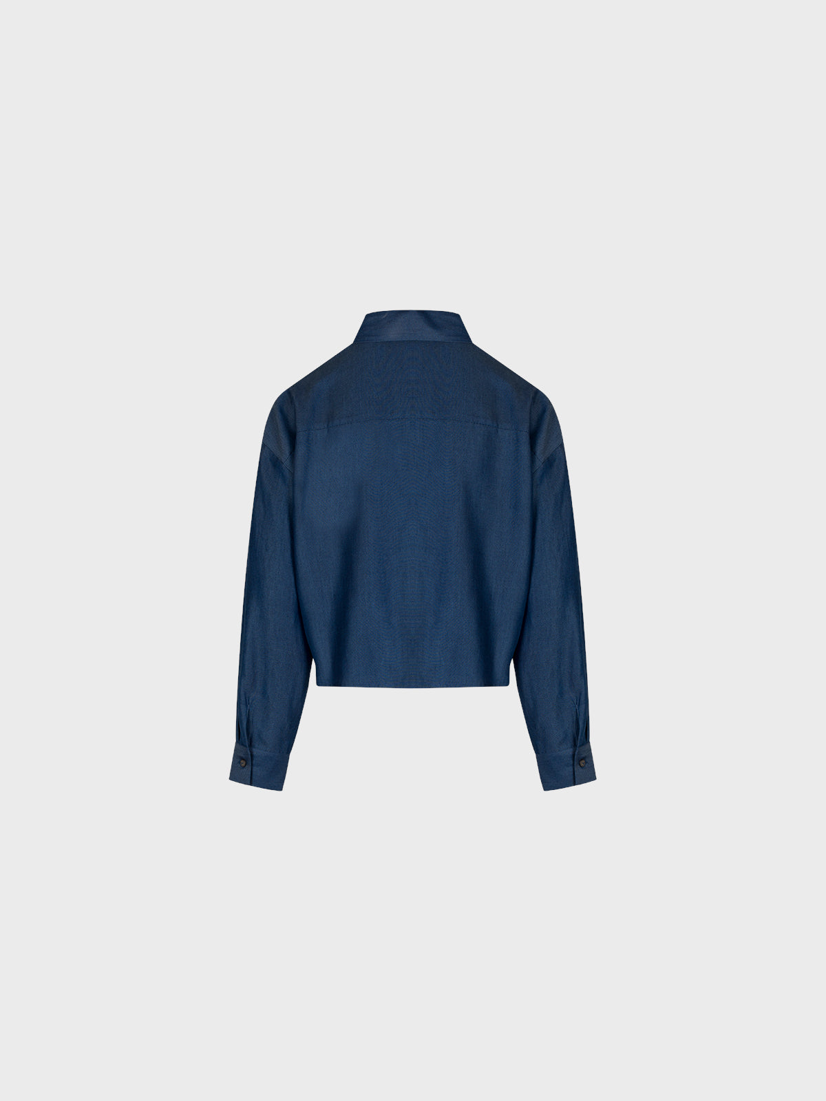 Sandro Ferrone: Cropped Button-Down Shirt with Pockets